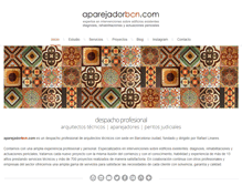 Tablet Screenshot of aparejadorbcn.com